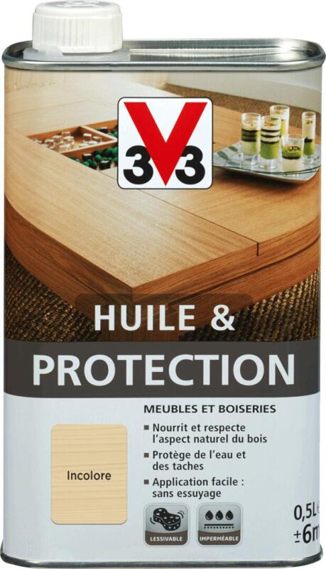 Huile Bois Intérieur - Huile & Protection meubles et boiseries V33