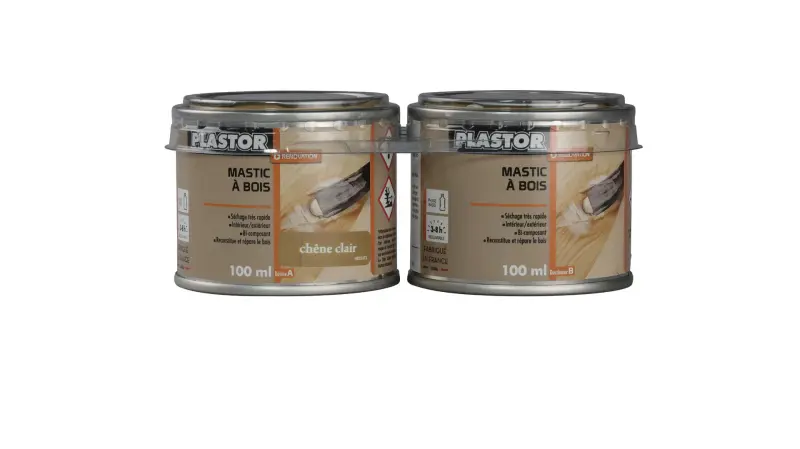 Mastic à bois bi-composant  Rebouchage
