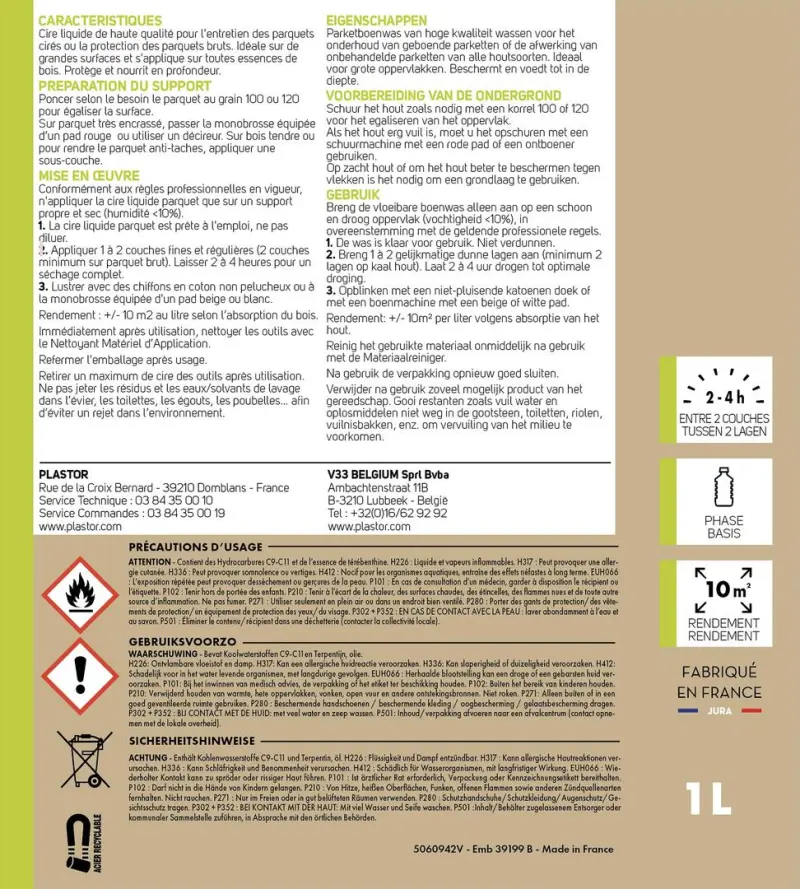 Cire Liquide Parquet 