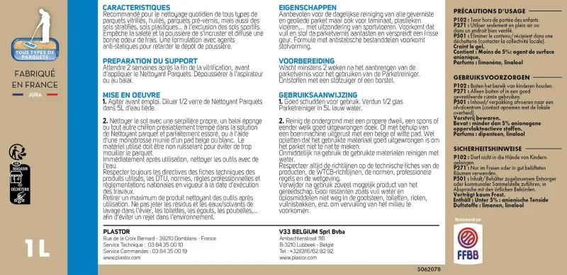 Nettoyant Parquet Entretien 