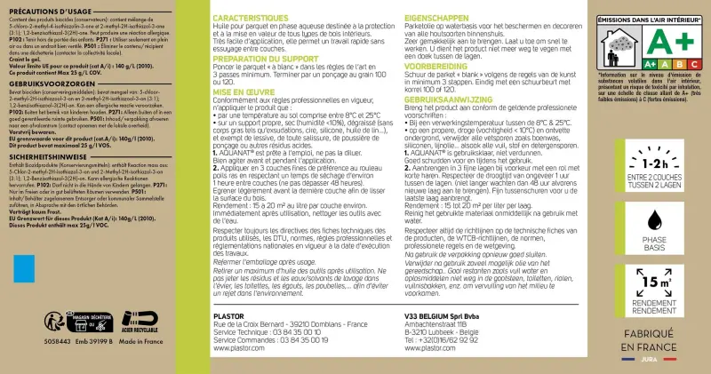 Huile Aquanat Huiles