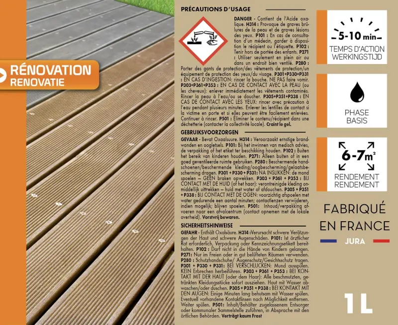 Dégriseur Préparation Terrasse