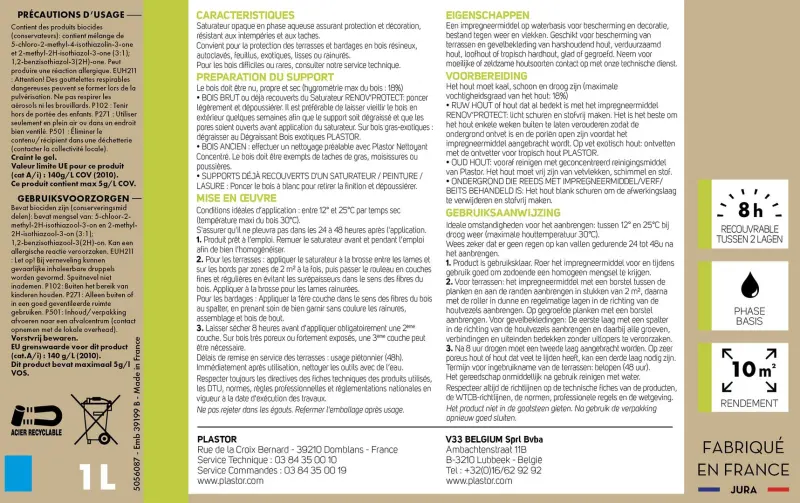 RENOVPROTEC-T Saturateur Opaque