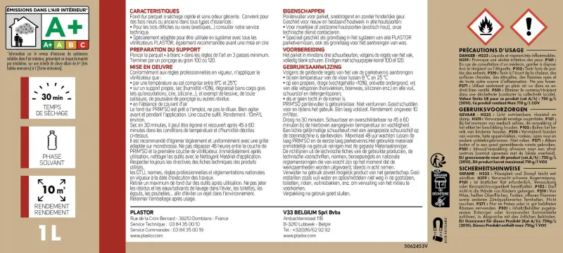 PRIM'SO Fond Dur Universel