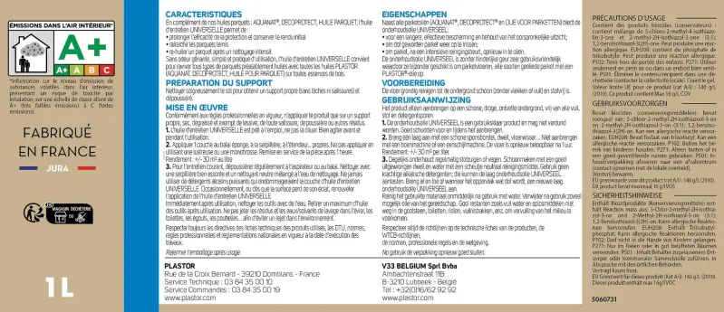 Huile Universelle Entretien 