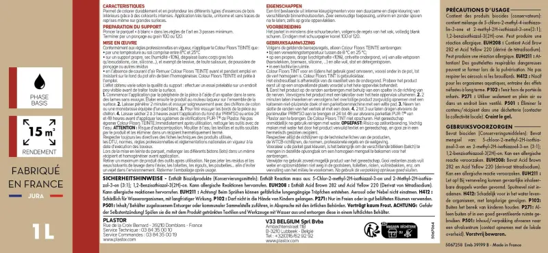 Colour Floors Teinte  Teinte à parquet 