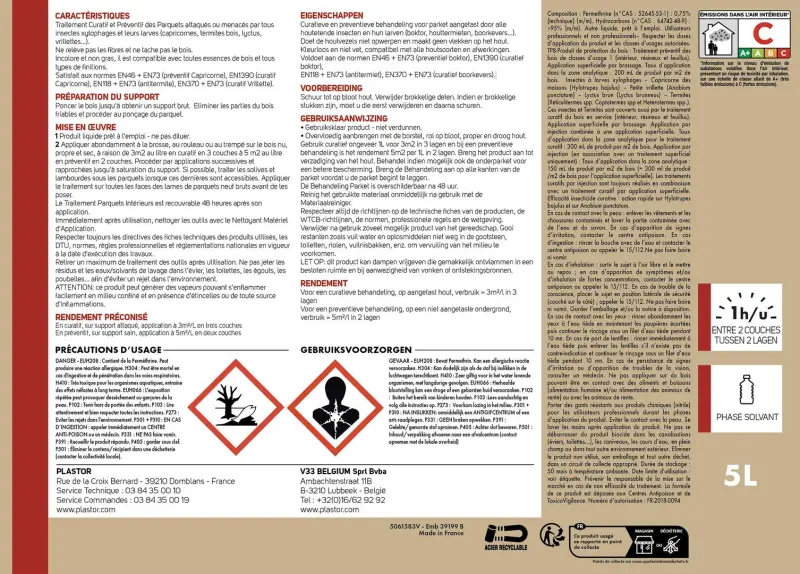 Traitement Parquets Intérieurs Traitements