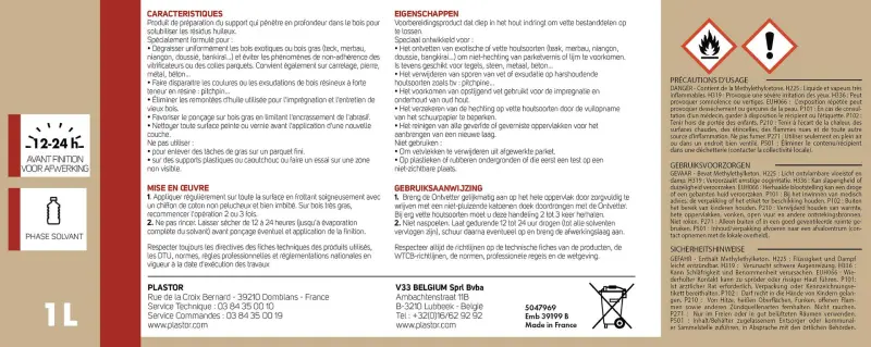 Dégraissant Bois Exotiques Dégraissant