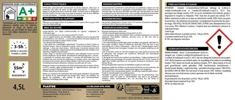 PUR-T SPORT Vitrificateur 